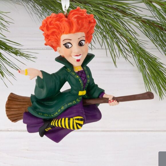 Hallmark Disney Hocus Pocus Winifred Sanderson Ornament Witch New in Box - Picture 9 of 12